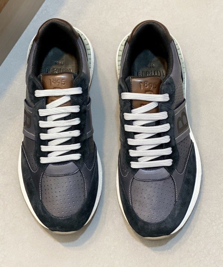 Berluti Sport Track Low-Top Sneakers — front