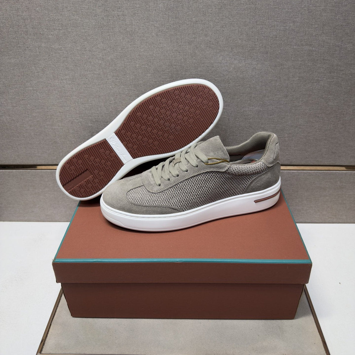 Men's Paneled Low-Top Sneakers — side