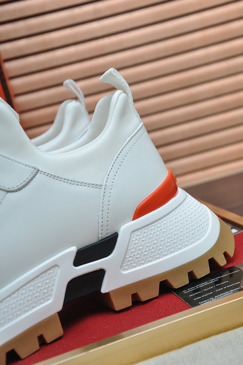 Hermès Paneled Chunky Sneakers — detail