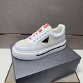 Prada Contrast Panel Low-Top Sneakers — front