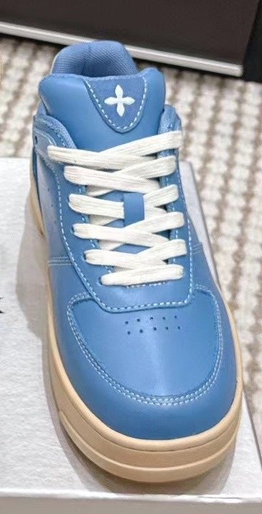 SMFK White Platform Sneakers — front