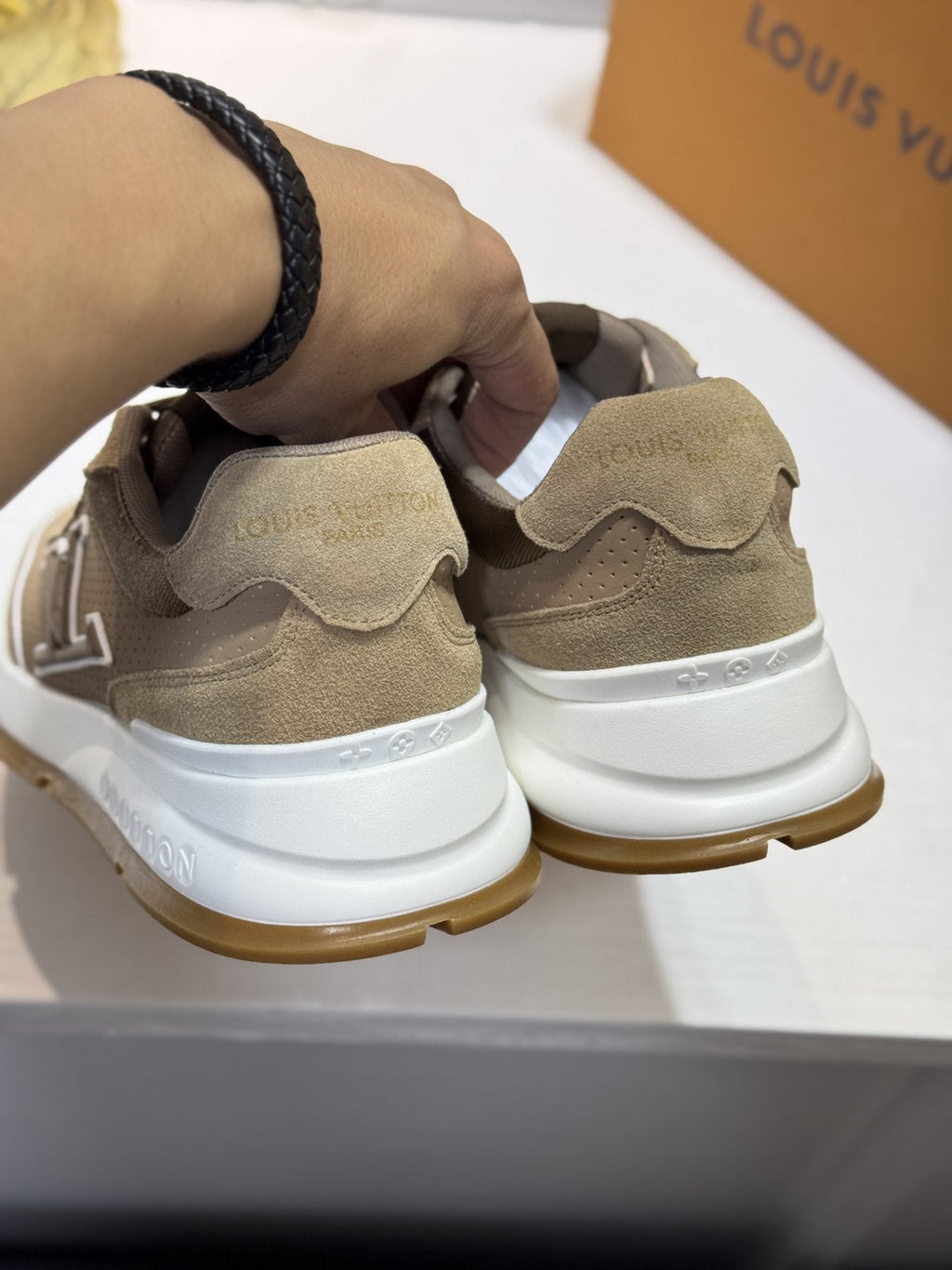 Louis Vuitton LV Panel Low-Top Sneakers — back