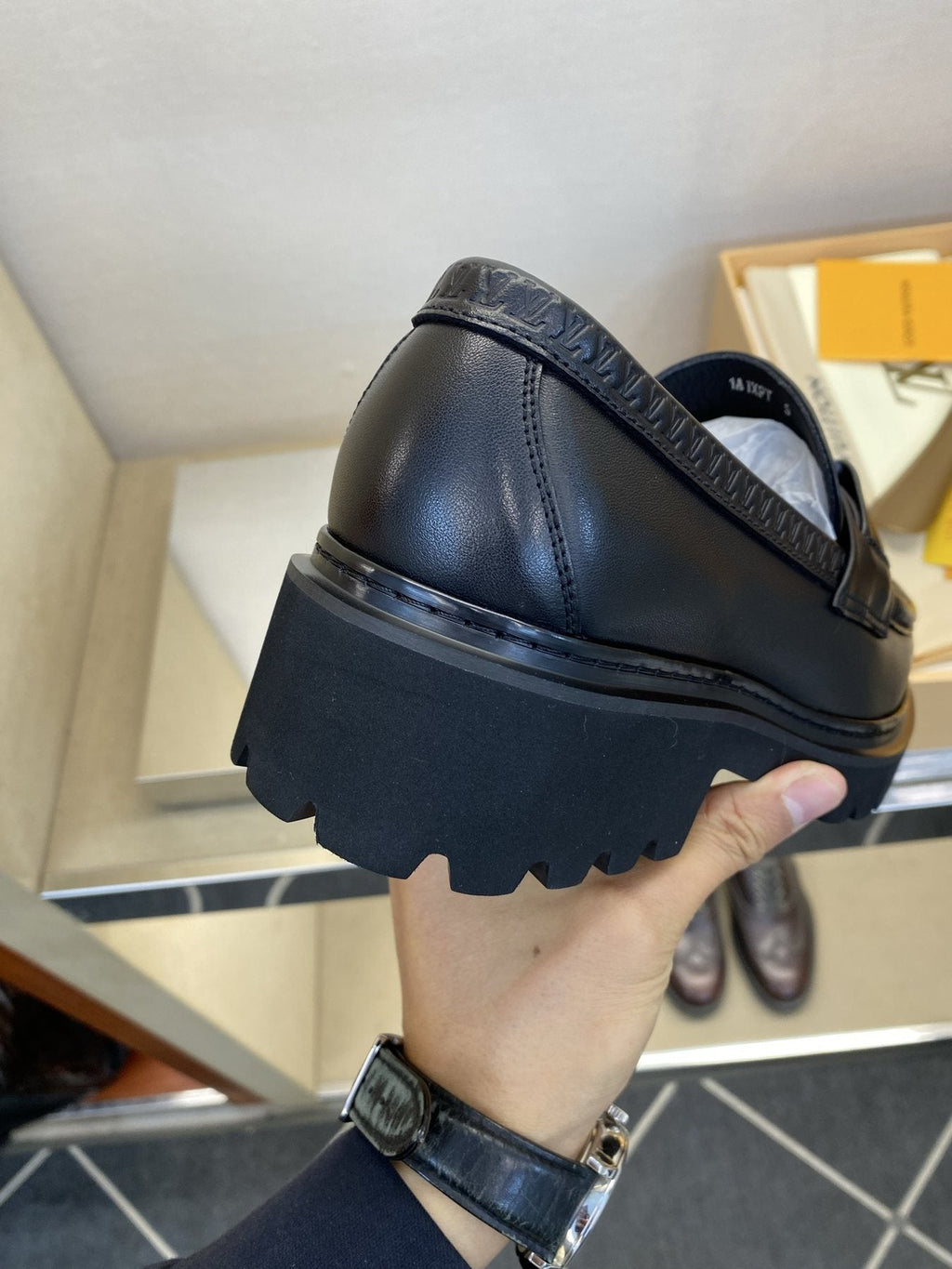 Louis Vuitton Metal Hardware Loafers — side