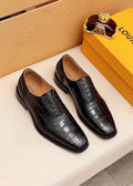 Louis Vuitton Embossed Lace-Up Dress Shoes — hero