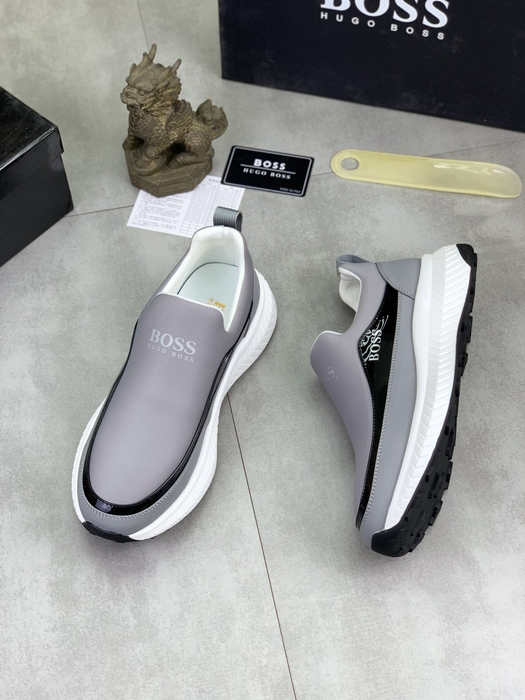 BOSS Low-Top Slip-On Sneakers — front