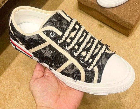 Star-Pattern High-Top Sneakers — hero