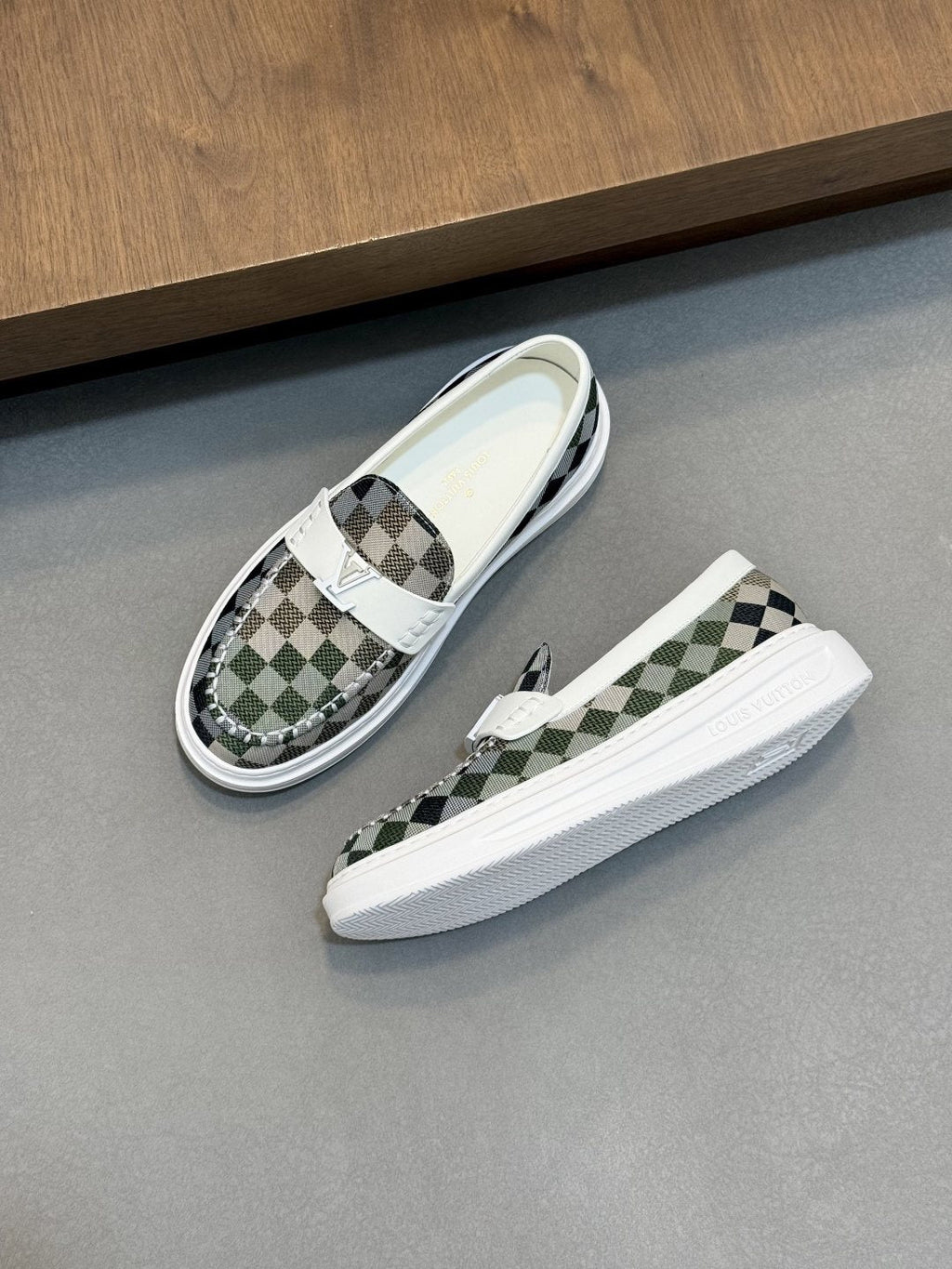lougou Strap Slip-On Sneakers — front