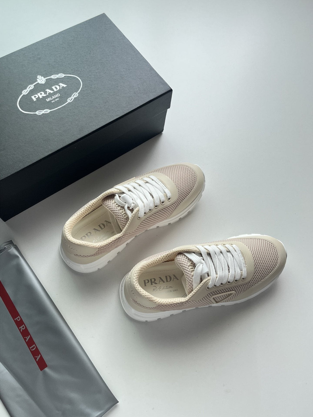 Prada Prax Mesh Sneakers — hero