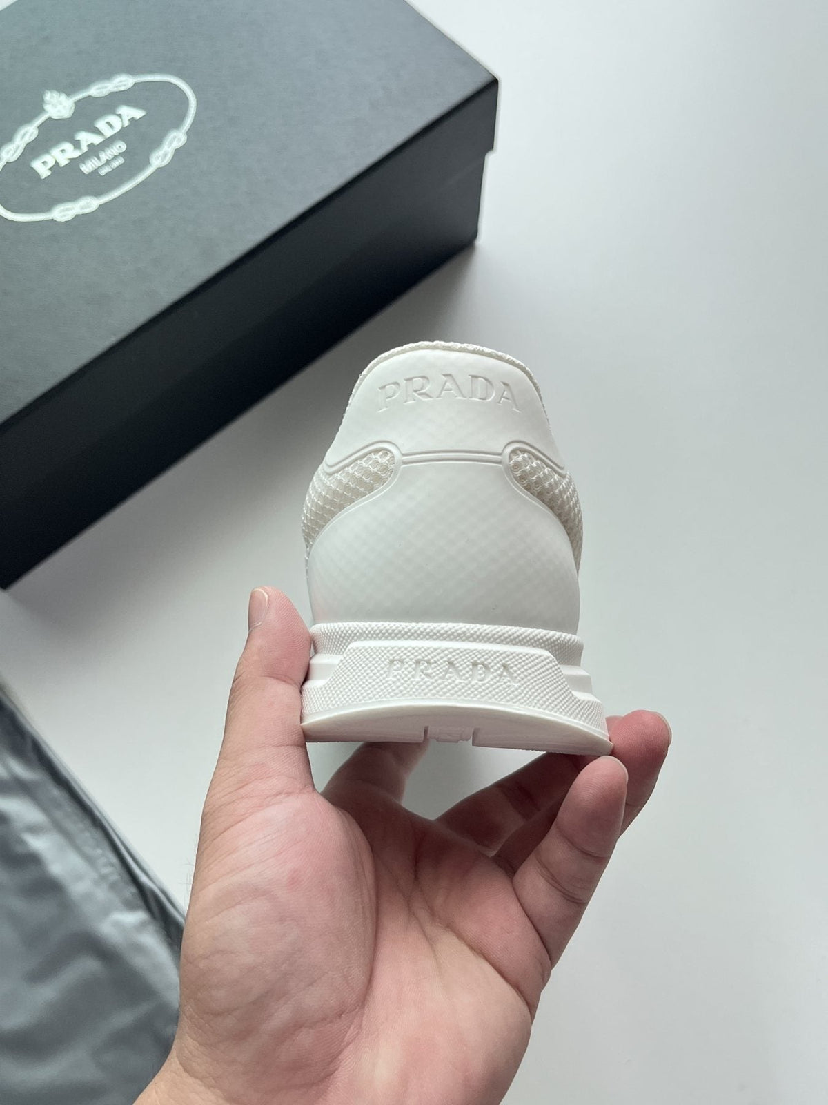 Prada Prax Mesh Sneakers — back