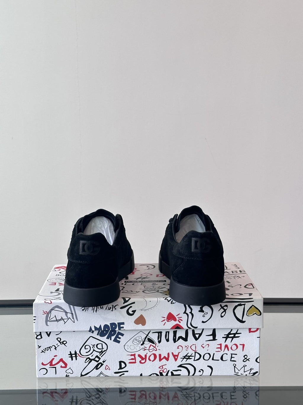Dolce & Gabbana Lace-Up Low-Top Sneakers — side