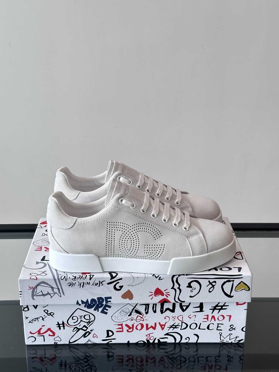 Dolce & Gabbana Lace-Up Low-Top Sneakers — hero