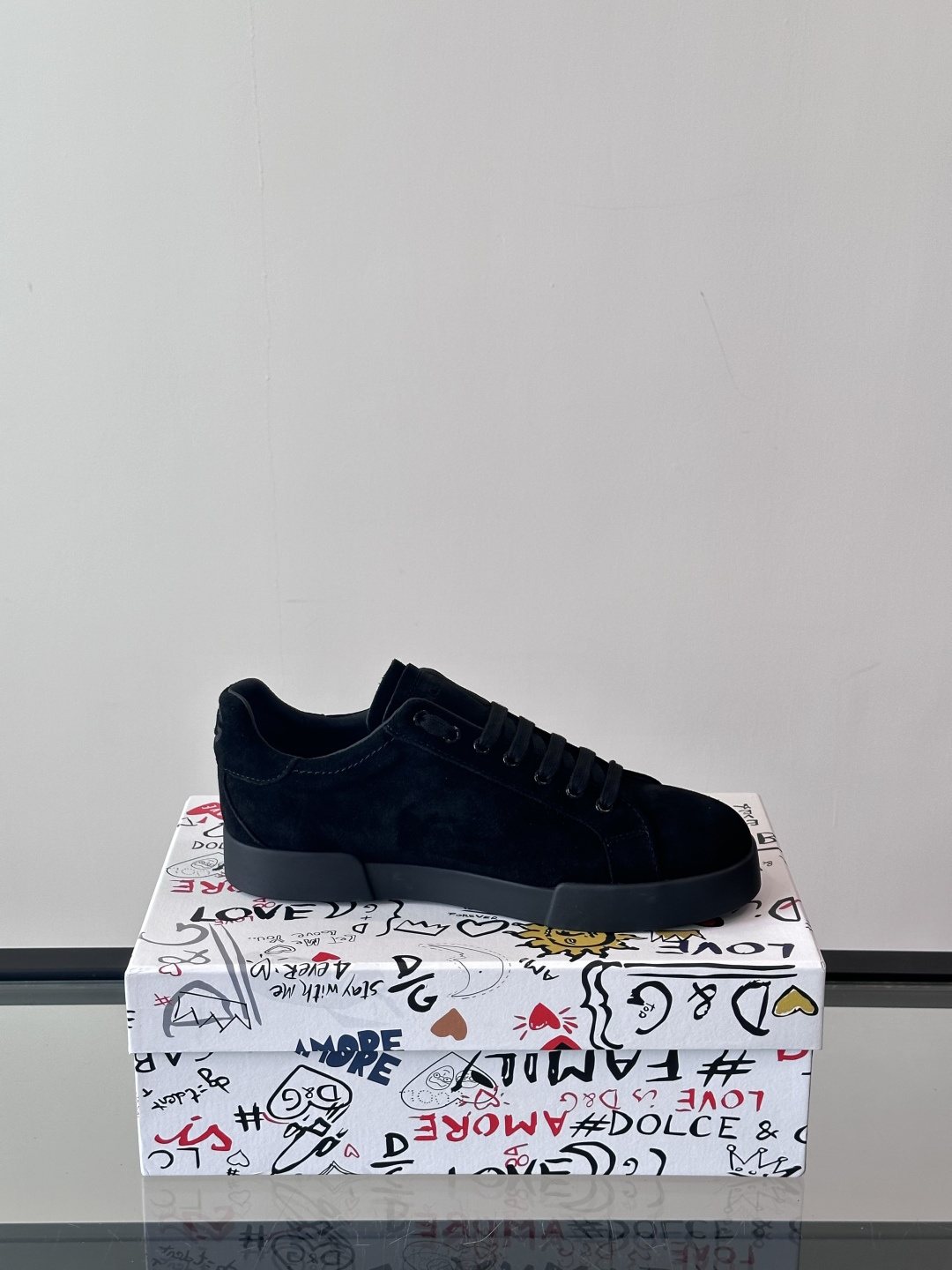 Dolce & Gabbana Lace-Up Low-Top Sneakers — back