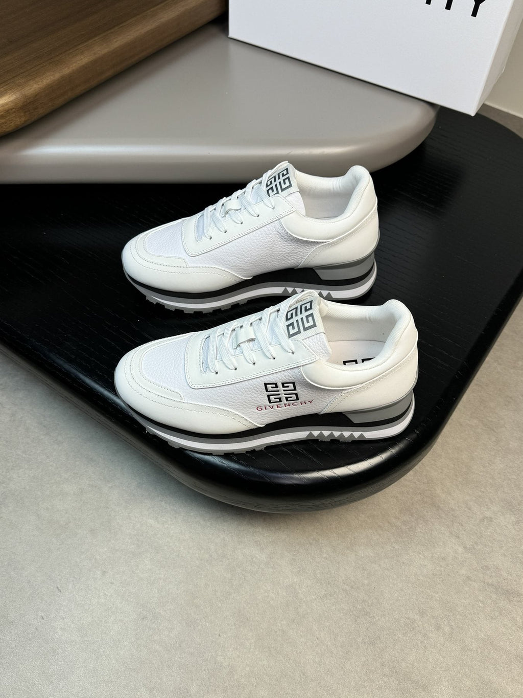Givenchy Paneled Low-Top Sneakers — side