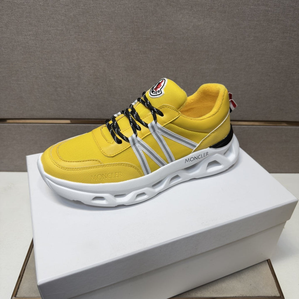 Moncler Men's Layered Lace-Up Sneakers — side