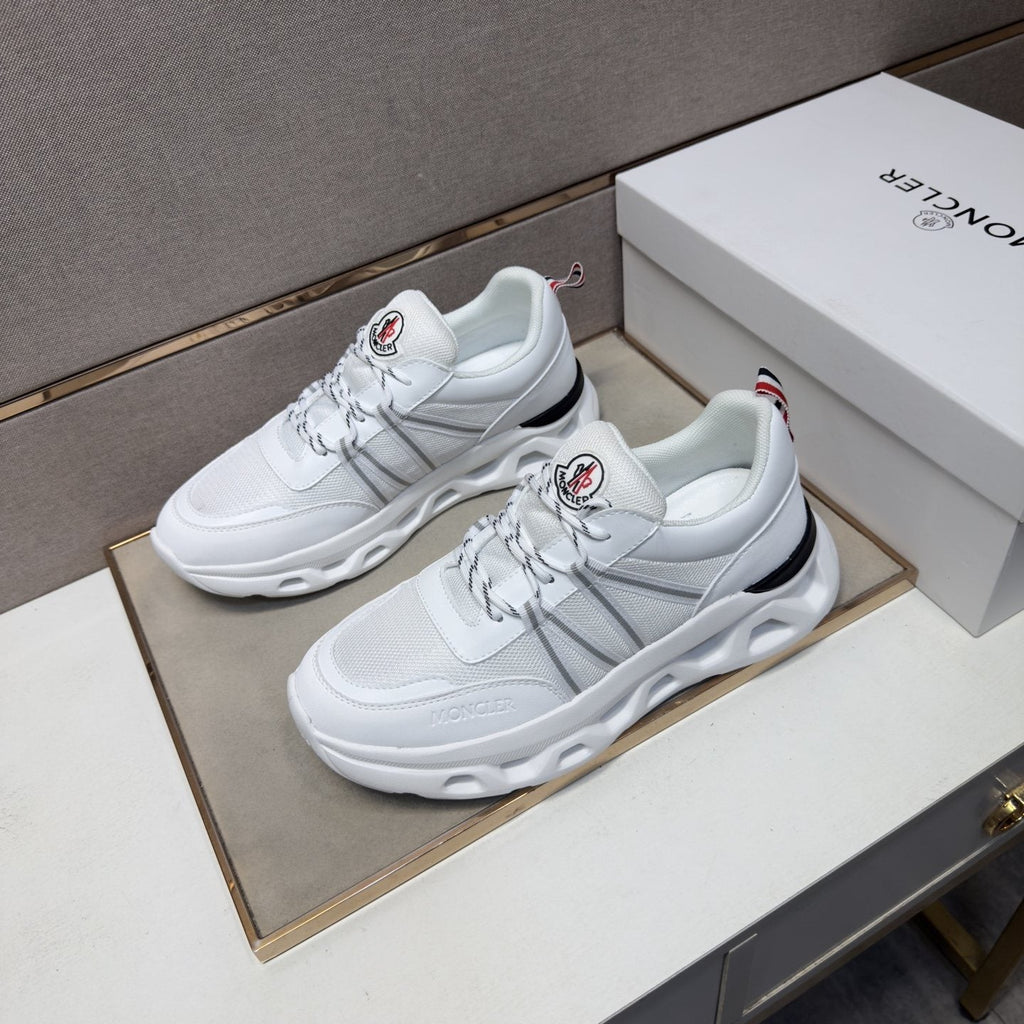 Moncler Men's Layered Lace-Up Sneakers — front