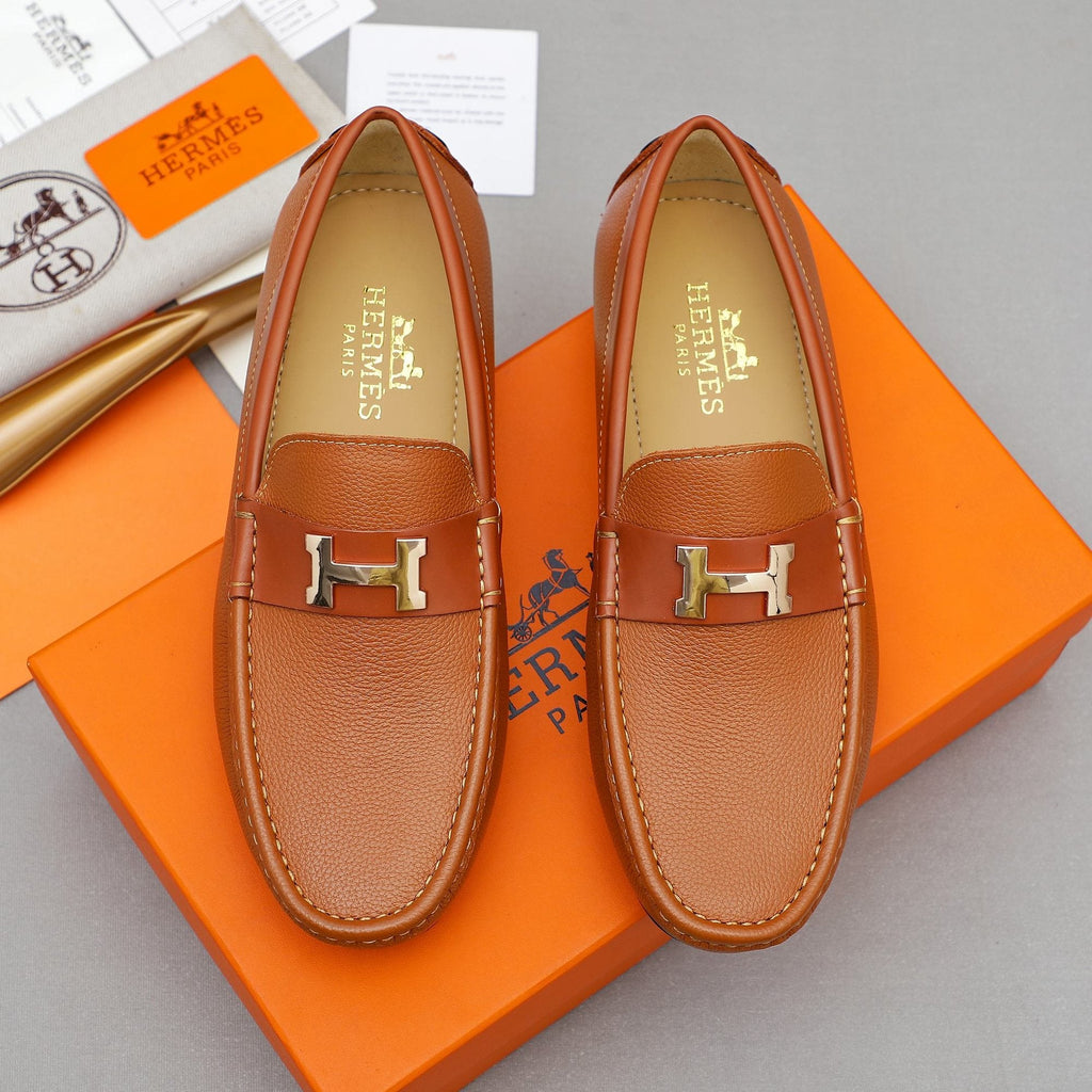 Hermès H-Hardware Slip-On Loafers — hero