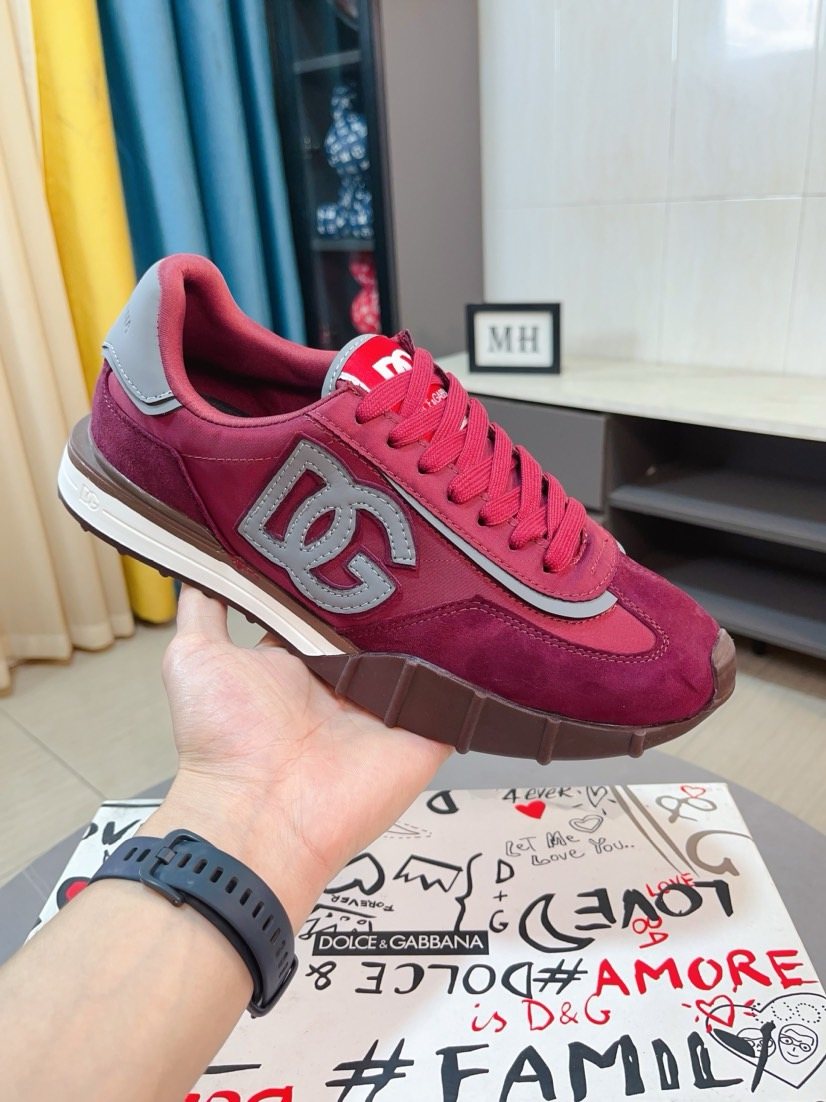 微商相册测试鞋子-Dolce & Gabbana Logo Low-Top Sneakers — side