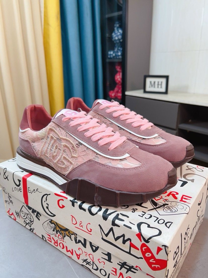 微商相册测试鞋子-Dolce & Gabbana Logo Low-Top Sneakers — side