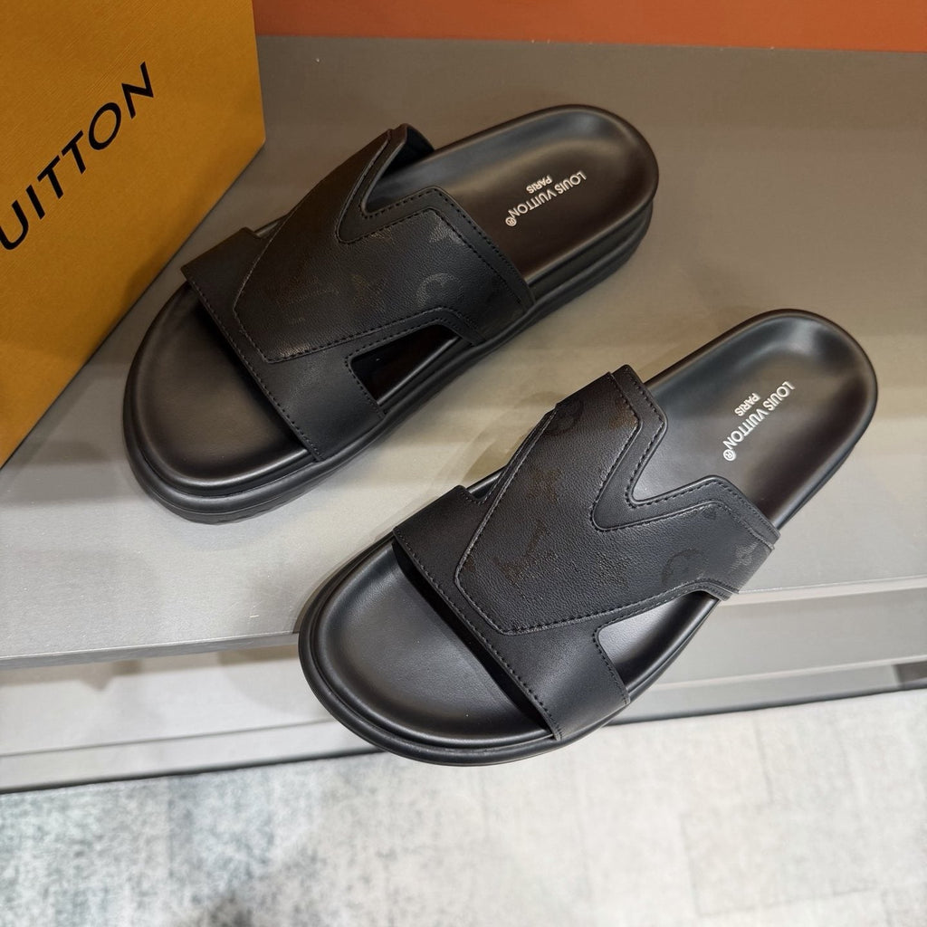 Louis Vuitton Oasis Men's Slide Sandals — front