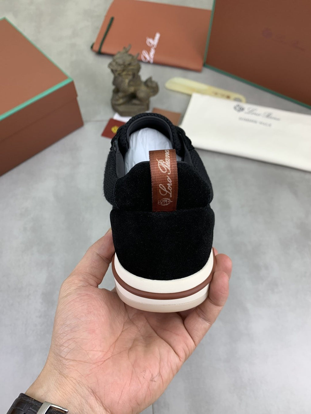 Loro Piana Week End Walk Men's Sneakers — back