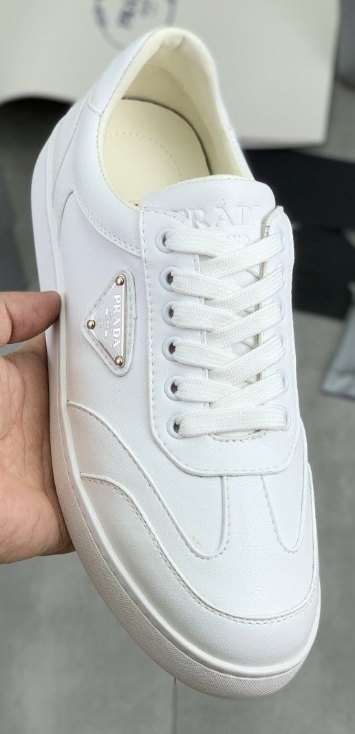 Prada Paneled Low-Top Sneakers — hero