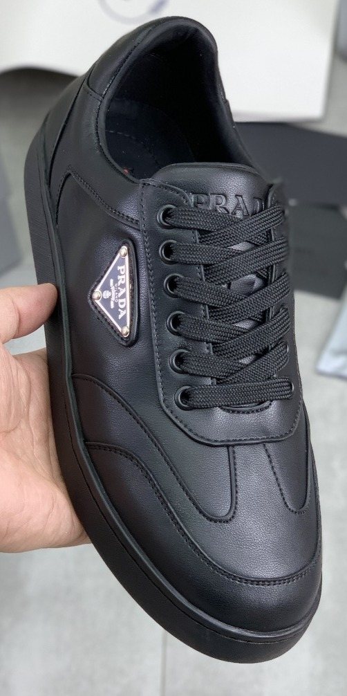 Prada Paneled Low-Top Sneakers — front