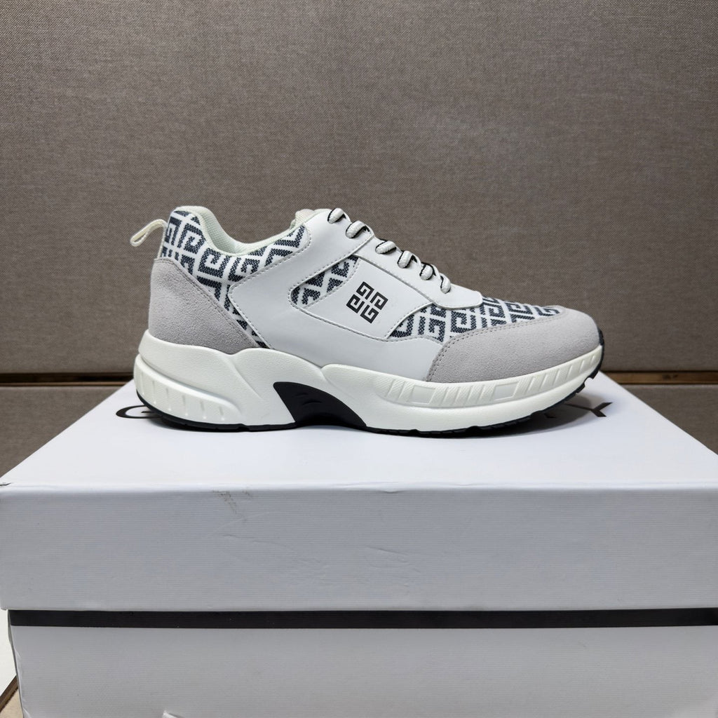 Givenchy Geometric Panel Low-Top Sneakers — side