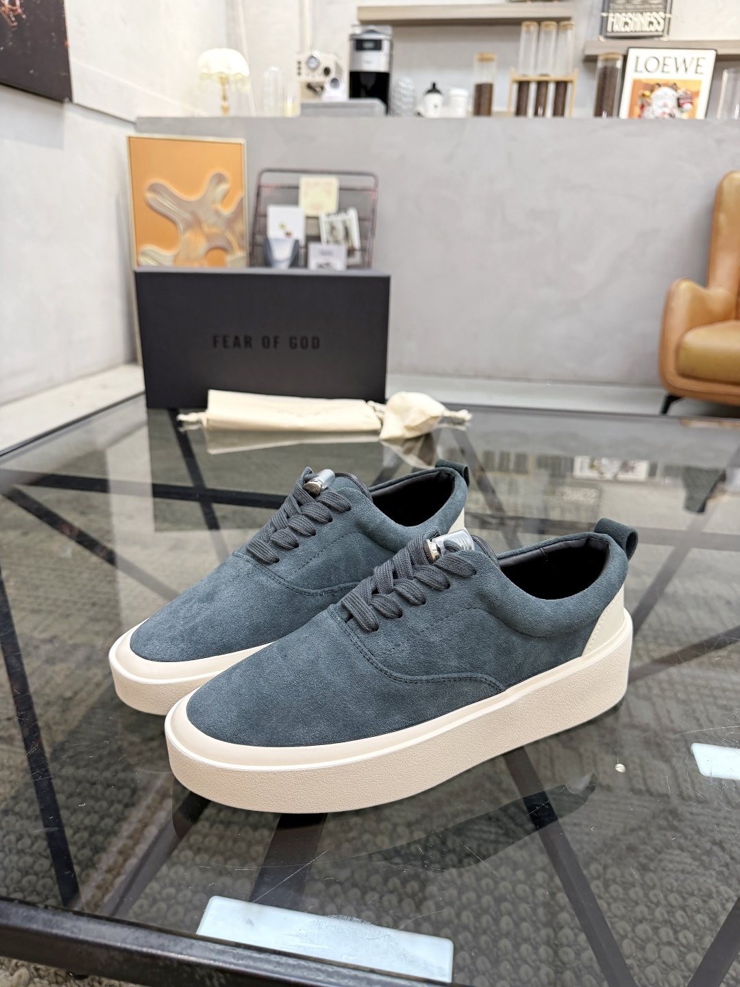 Fear of God Thick-Sole Low-Top Sneakers — front