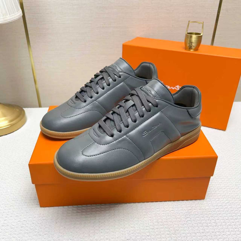 Santoni Embossed Low-Top Sneakers — side