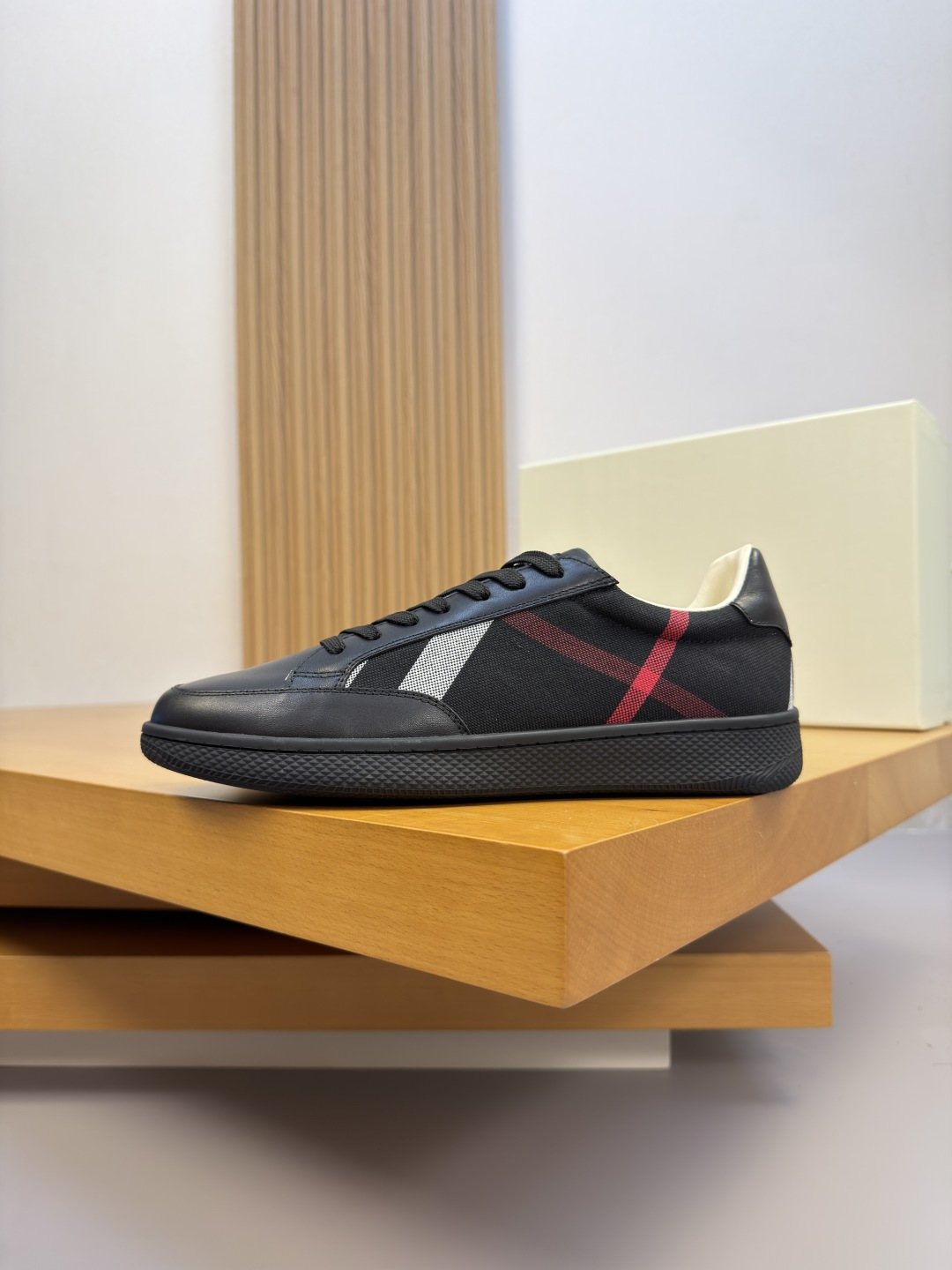 Burberry Paneled Low-Top Sneakers — front