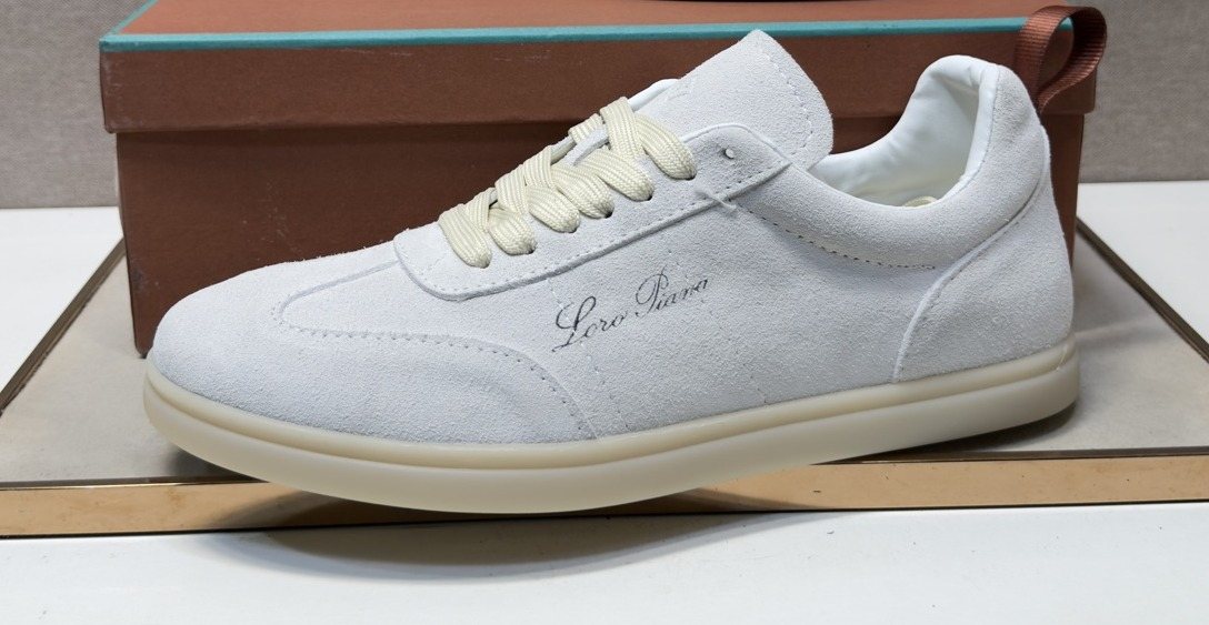 Loro Piana Men's Paneled Low-Top Sneakers — hero