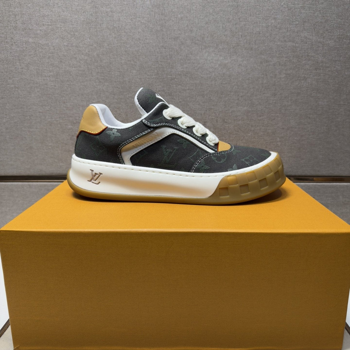 Louis Vuitton Patterned Low-Top Sneakers — side