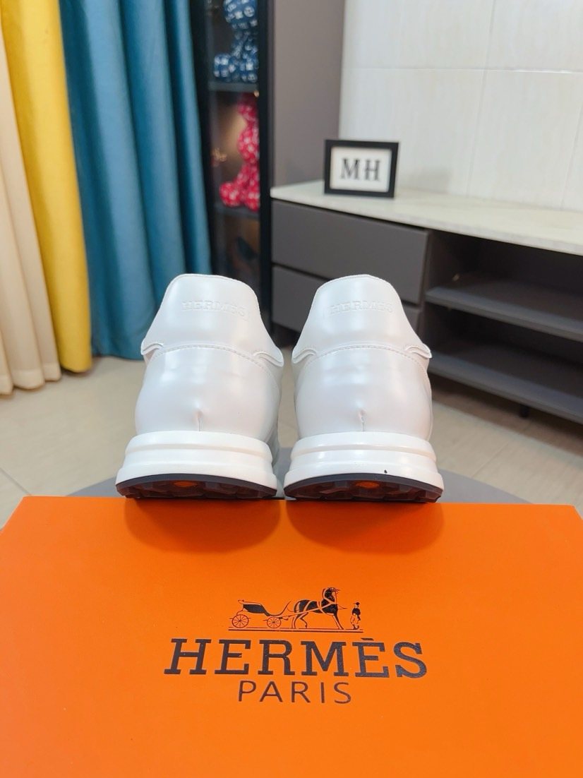 Hermès H-Panel Low-Top Sneakers — back