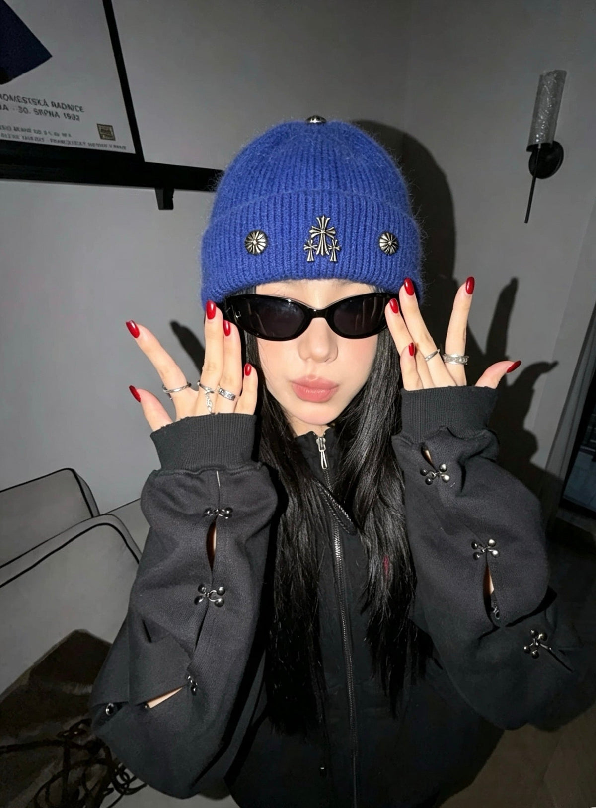 Chrome Hearts Rabbit Fur Premium Beanie