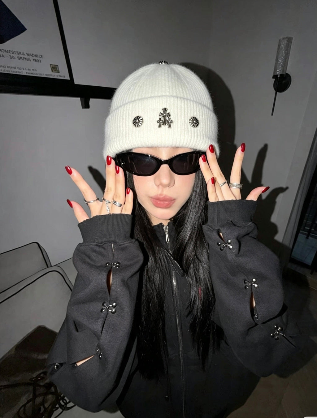Chrome Hearts Rabbit Fur Premium Beanie