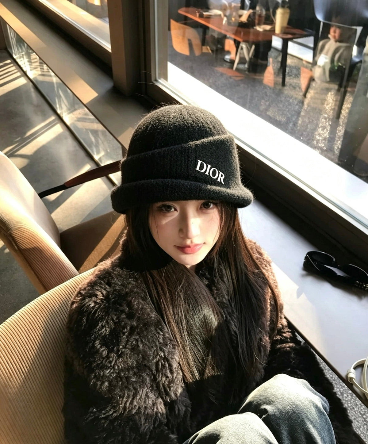 Dior Minimalist Knitted Bucket Hat