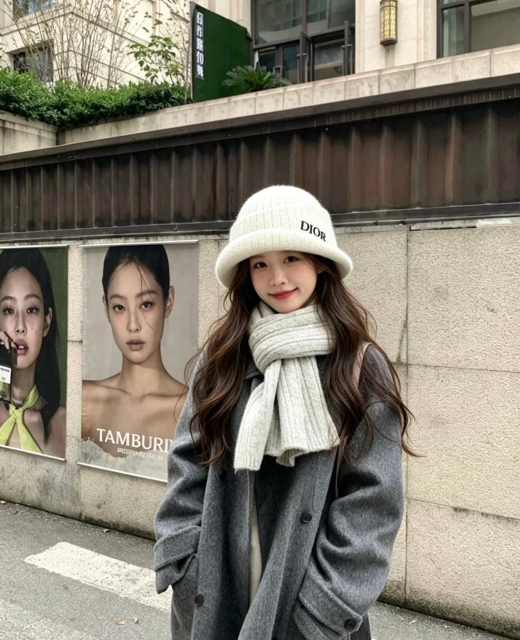 Dior Minimalist Knitted Bucket Hat