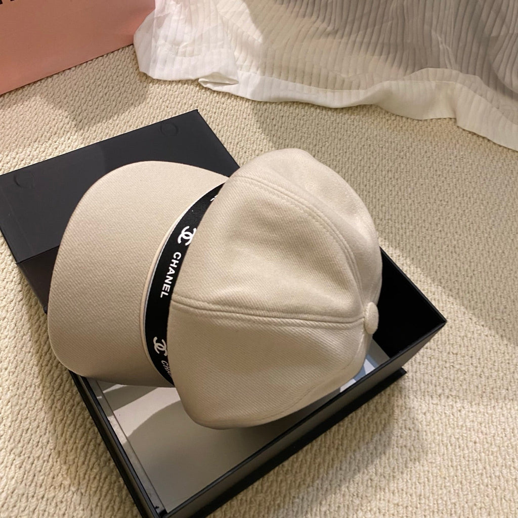 Korean-Style Chic Eight-Panel Baker Boy Cap