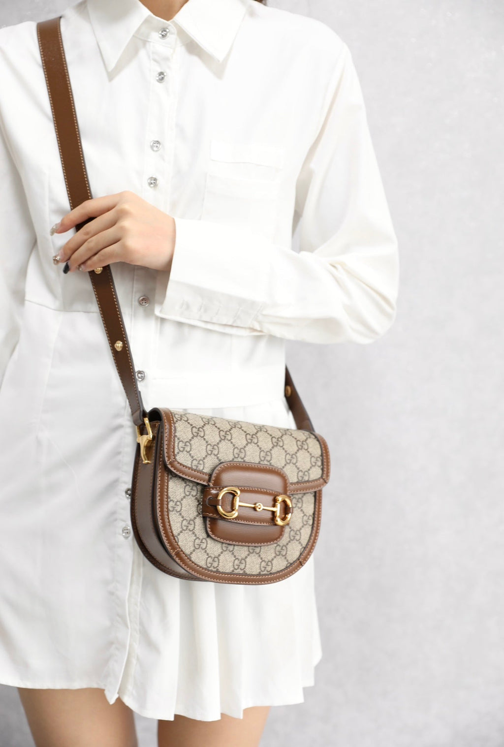 Gucci Horsebit 1955 Half-Moon Bag – 760191