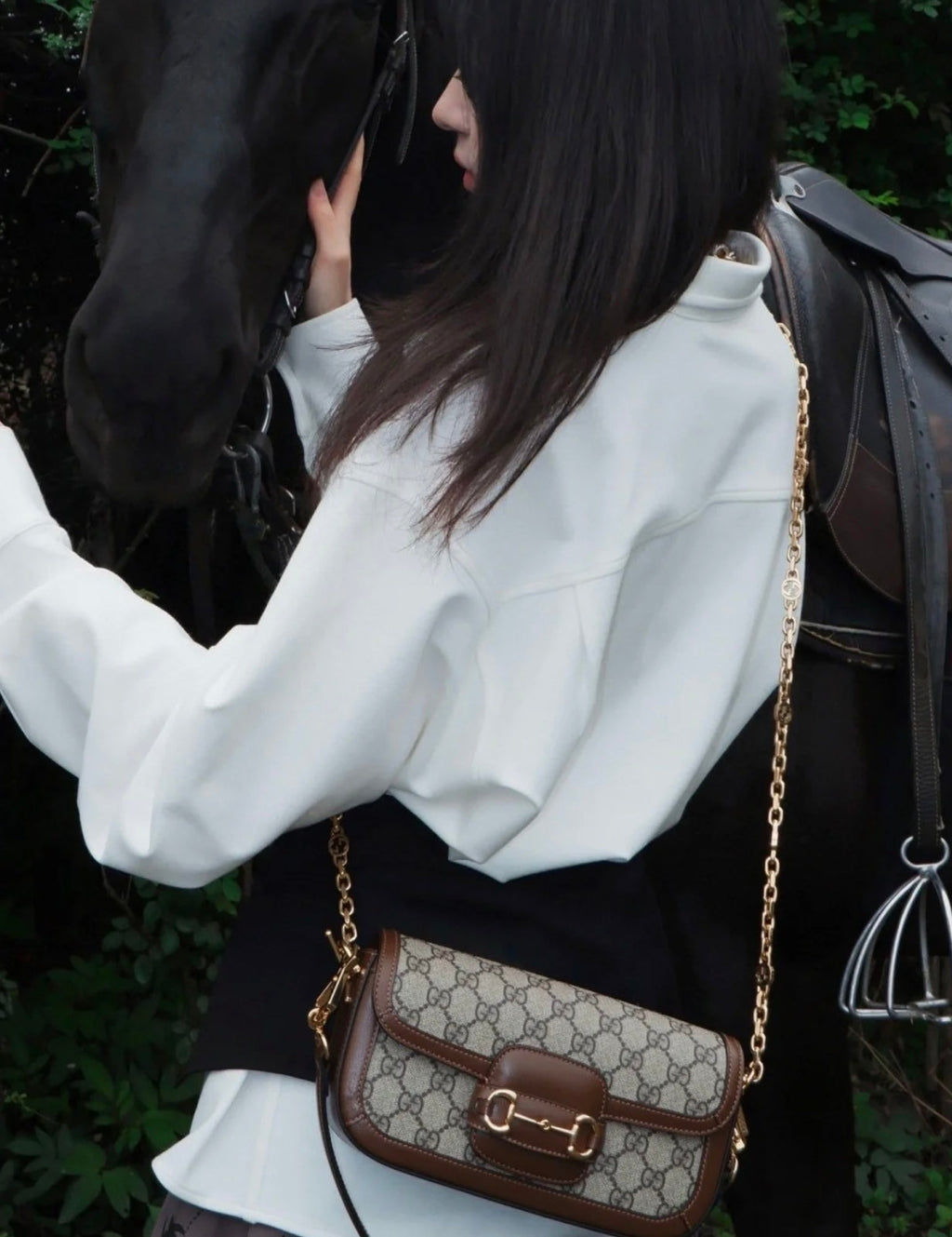 Gucci 1955 Horsebit Baguette Bag – 735178