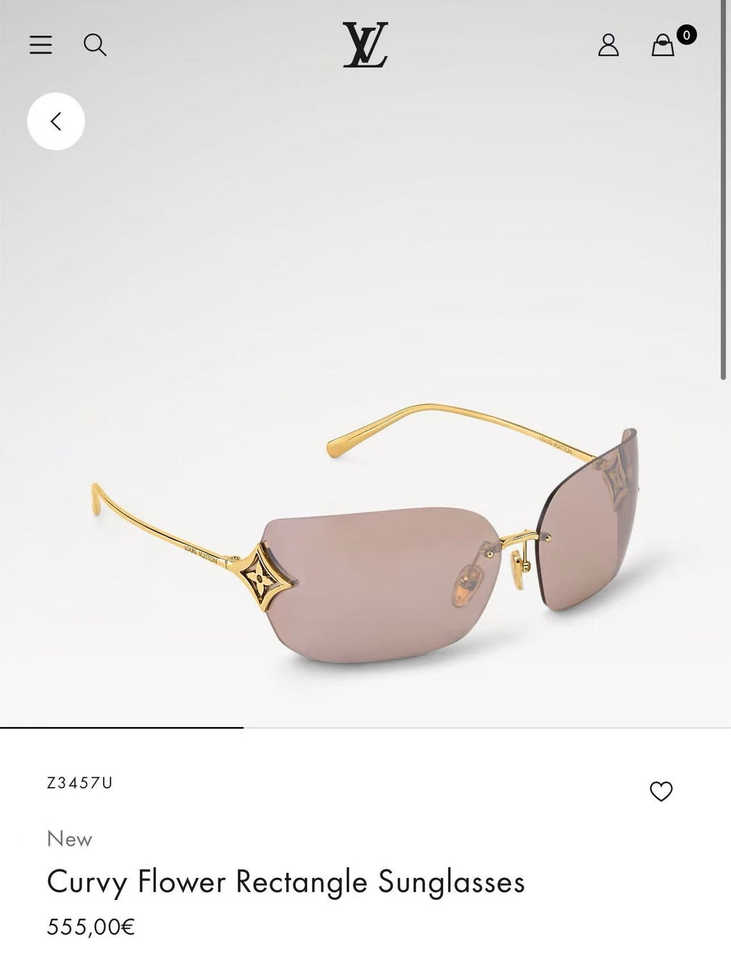 Louis Vuitton Sunglasses – Z3457U
