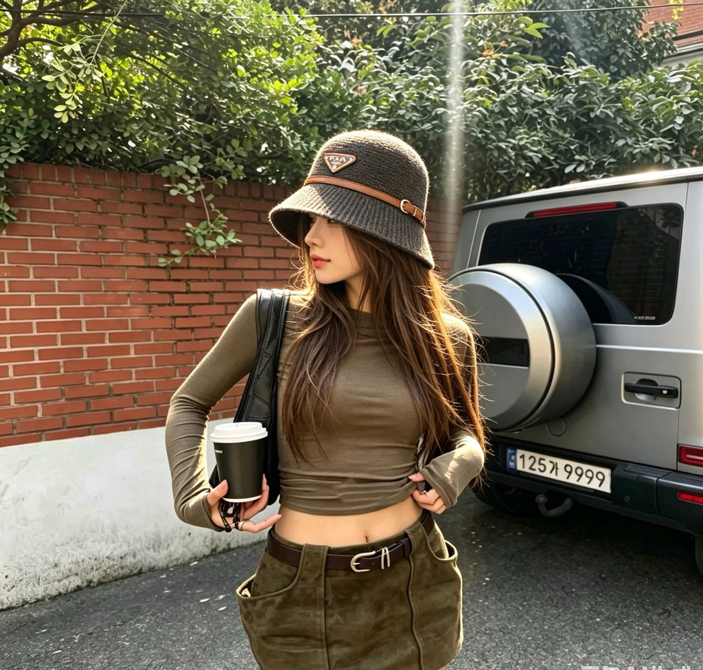 Prada Autumn/Winter Knitted Bucket Hat