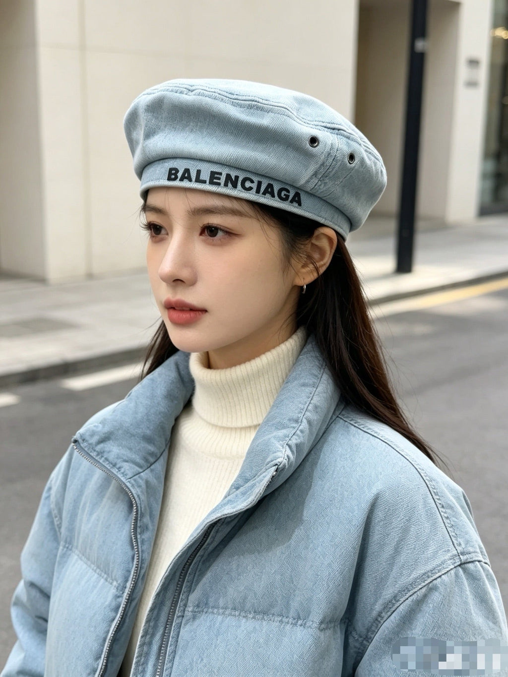 Balenciaga New Denim Beret