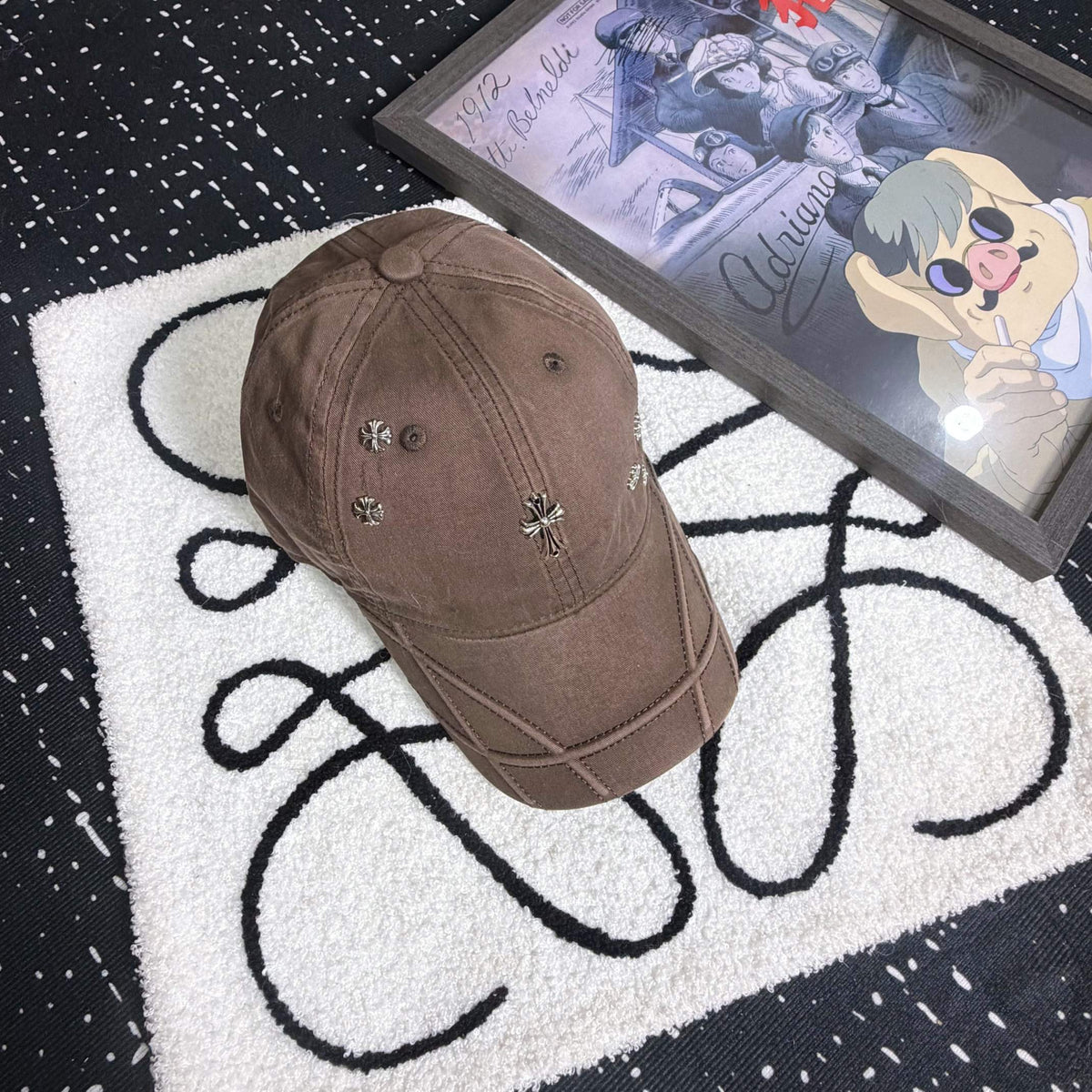 CHROME HEARTS Vintage Cross Baseball Cap