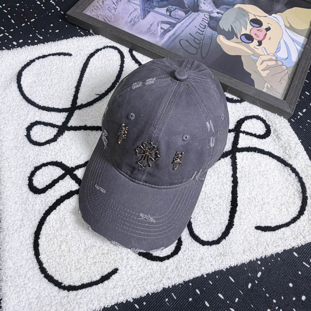 CHROME HEARTS Vintage Cross Baseball Cap