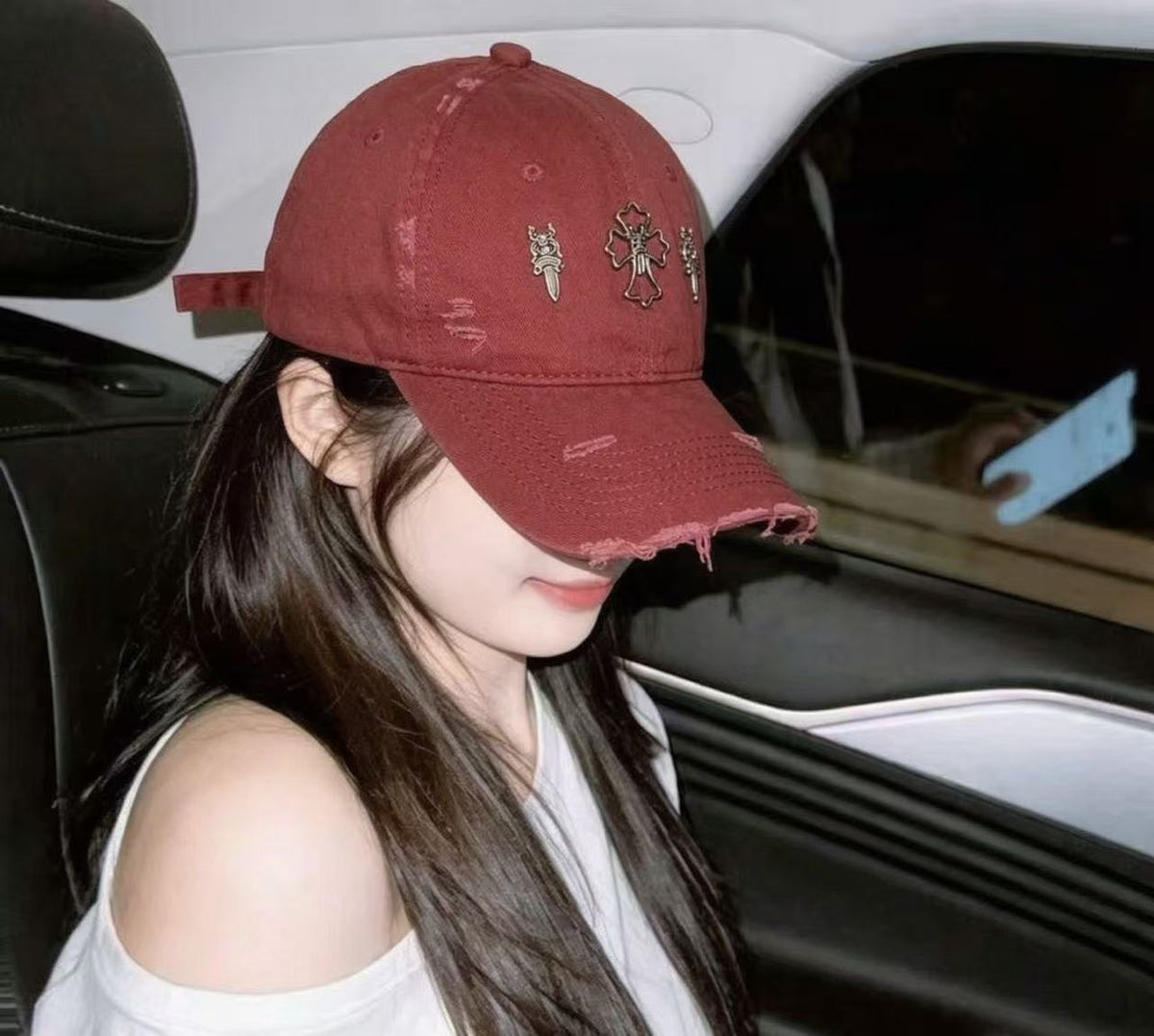 CHROME HEARTS Vintage Cross Baseball Cap