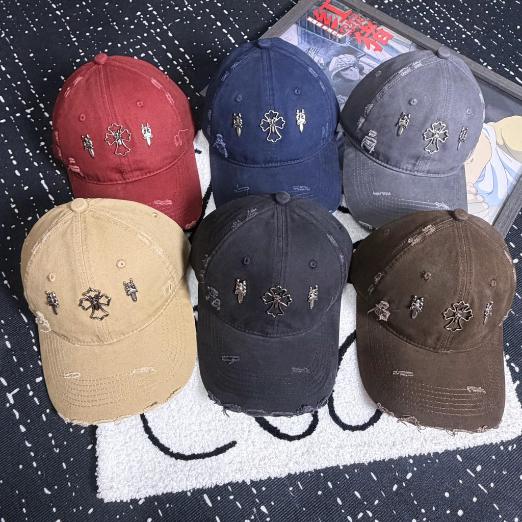 CHROME HEARTS Vintage Cross Baseball Cap