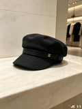 Chanel Classic Leather Military Cap