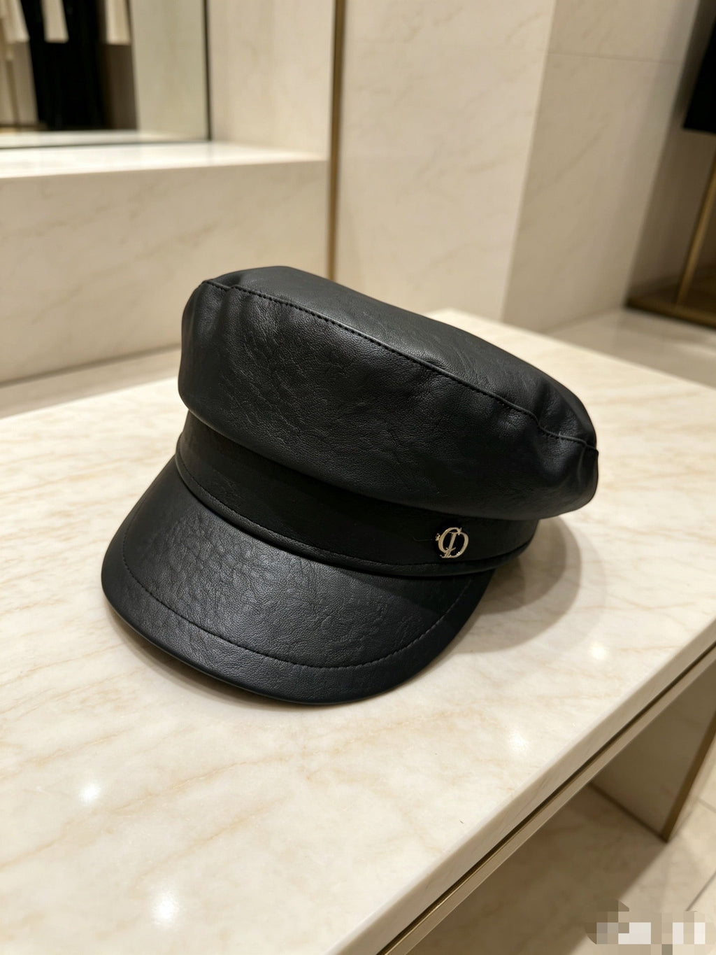 Dior Classic Leather Military Cap