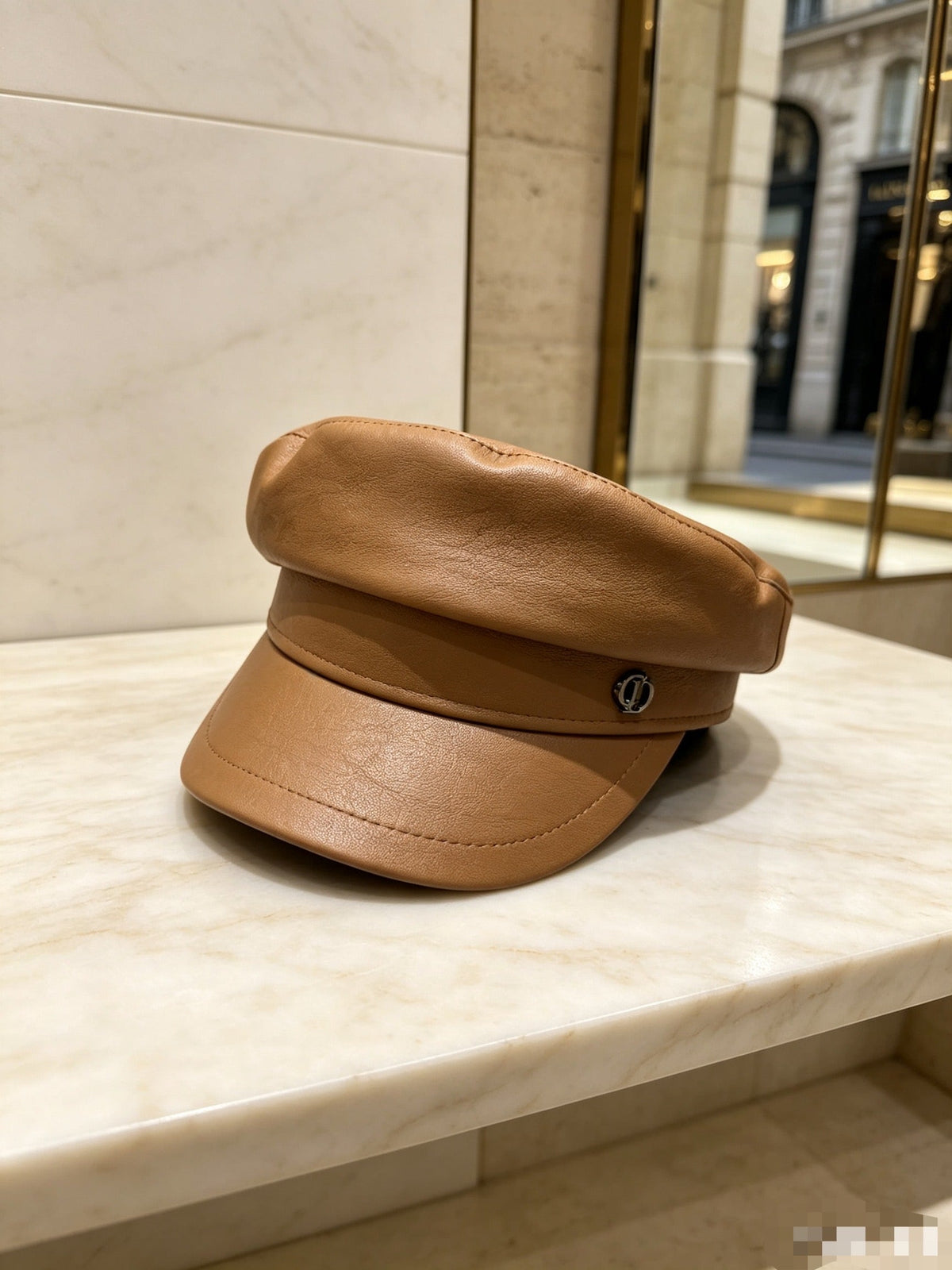 Dior Classic Leather Military Cap